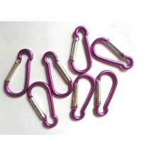Purple Pear-Shaped Snap Hook for Bags and Climbing